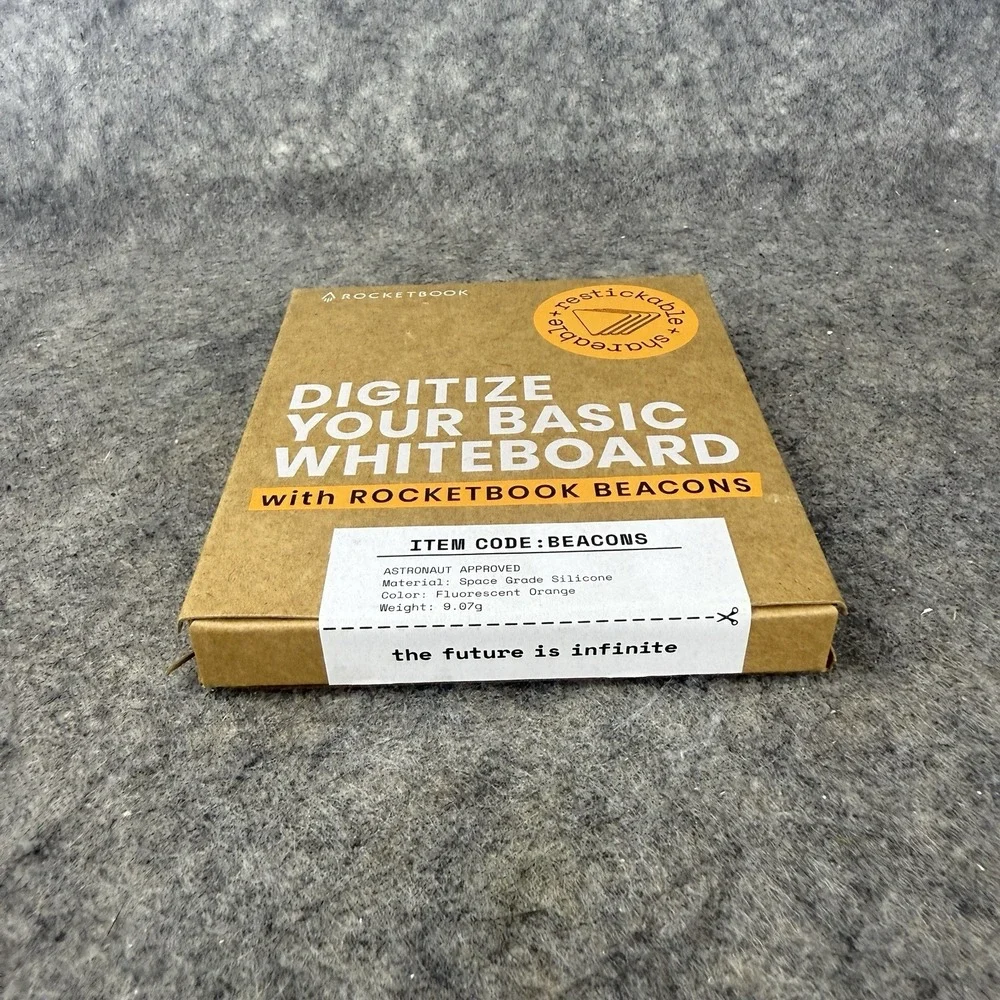 Rocketbook Digitize Your Basic Whiteboard Item Code: Beacons Orange Set of 4 NIB